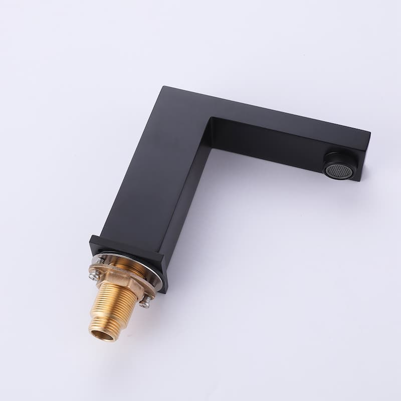 Double Handle Copper Widespread Bathroom Sink Faucet