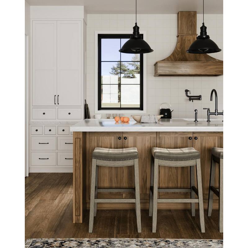 Maven Lane Sophia Saddle Kitchen Dining Stool