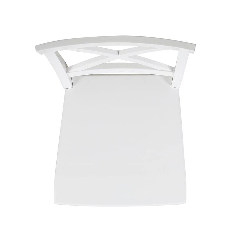 White Family Party Dining Chairs Vintage Country Dining Chairs