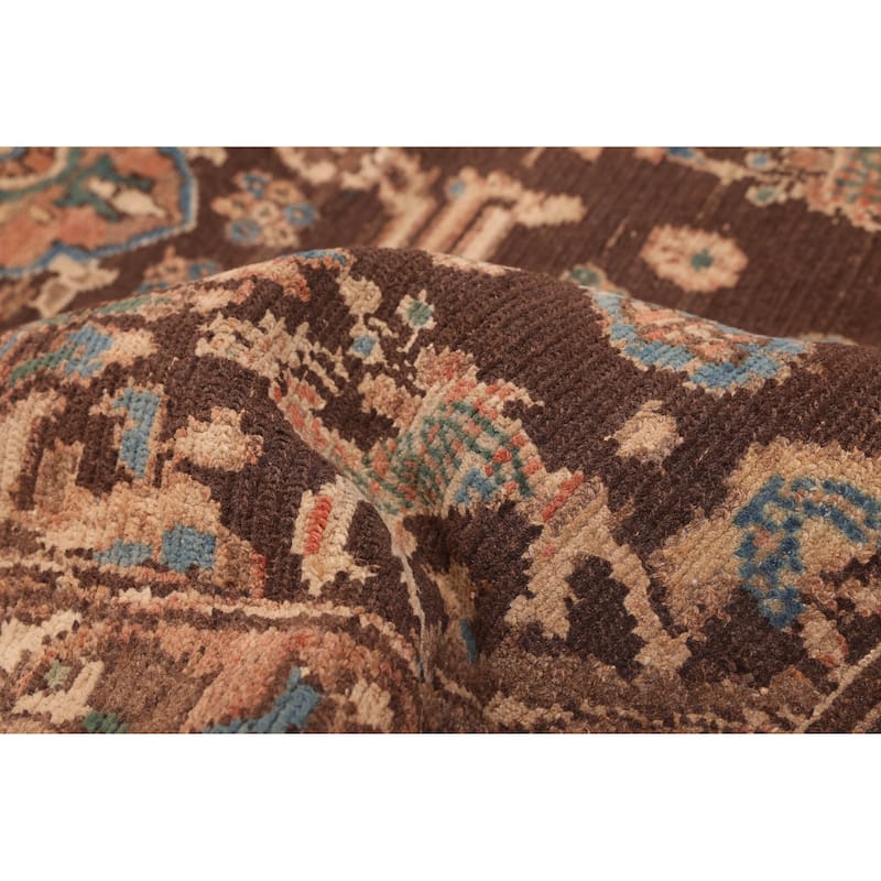 ECARPETGALLERY Hand-knotted Antalya Vintage Brown Wool Rug - 3'6 x 6'5