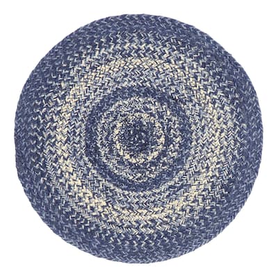 Great Falls Blue Jute Trivet 15
