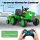 preview thumbnail 9 of 38, Gymax 2-in-1 Electric Toy Car 12V Kids Ride On Tractor w/ Trailer