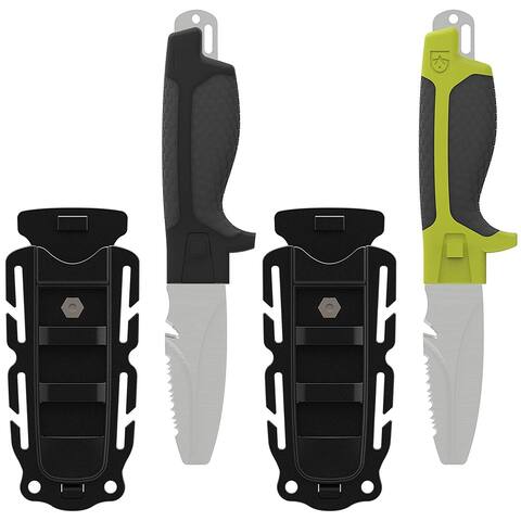 Gear Aid 3" Tanu Dive and Rescue Blunt Tip Fixed Blade Knife with Sheath