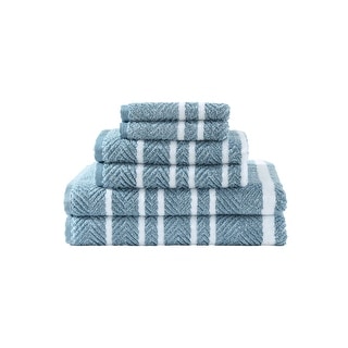Nautica Cruise Along Cotton Blue 6 Piece Towel Set - 6 Piece