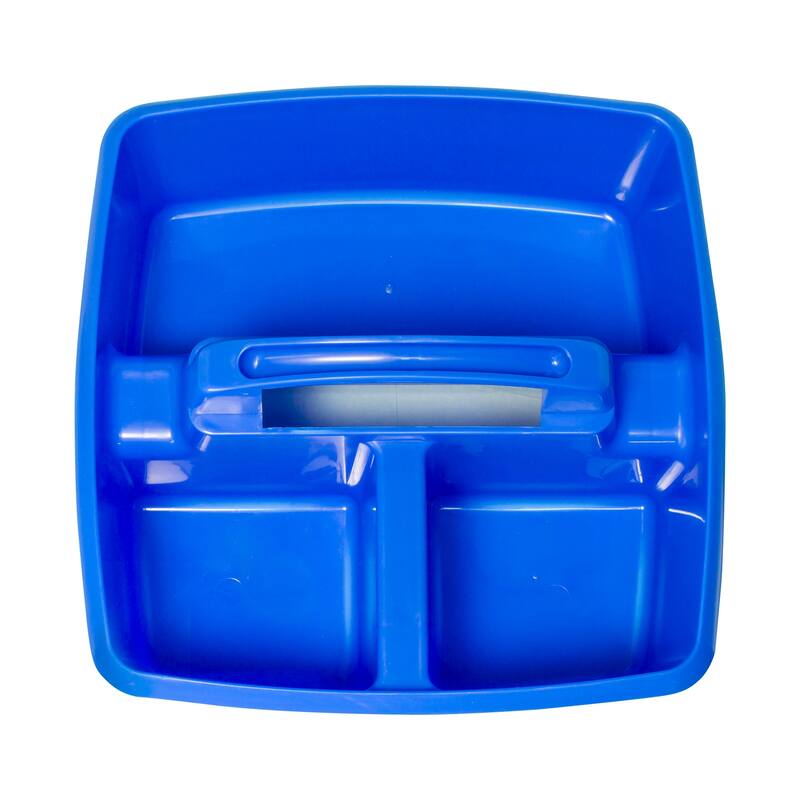 Storex Small Caddy, Blue, Pack of 6