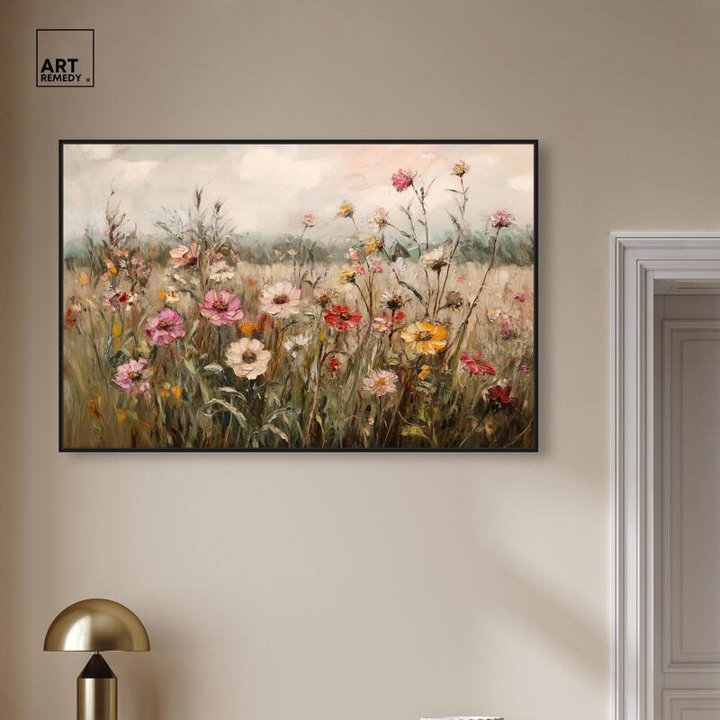 Vintage Blooms I Canvas by Art Remedy