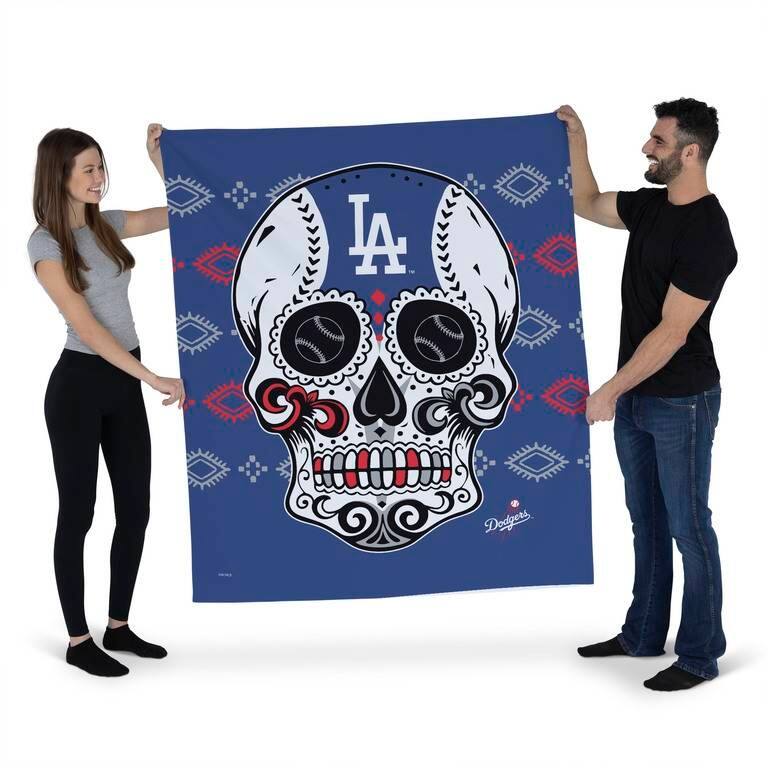 MLB Candy Skull Printed Wall Hanging