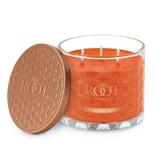 Root Pumpkin Spice Scented 3-Wick Signature Honeycomb Jar