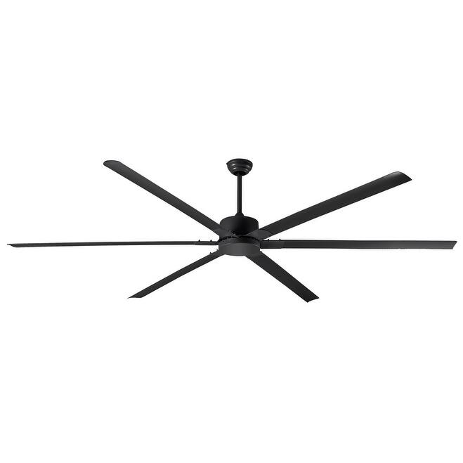 Canarm CP96 FANBOS 96" 6 Blade Indoor Ceiling Fan with Remote Control - Matte Black