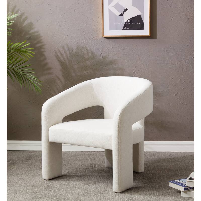 SAFAVIEH Couture Florette Modern Accent Chair - 29" W x 27" D x 31" H - 29Wx27Dx31H