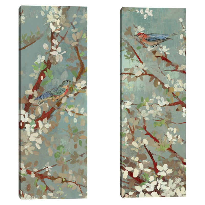 Dream of Spring I, Dream of Spring II by Asia Jensen Canvas Art Prints