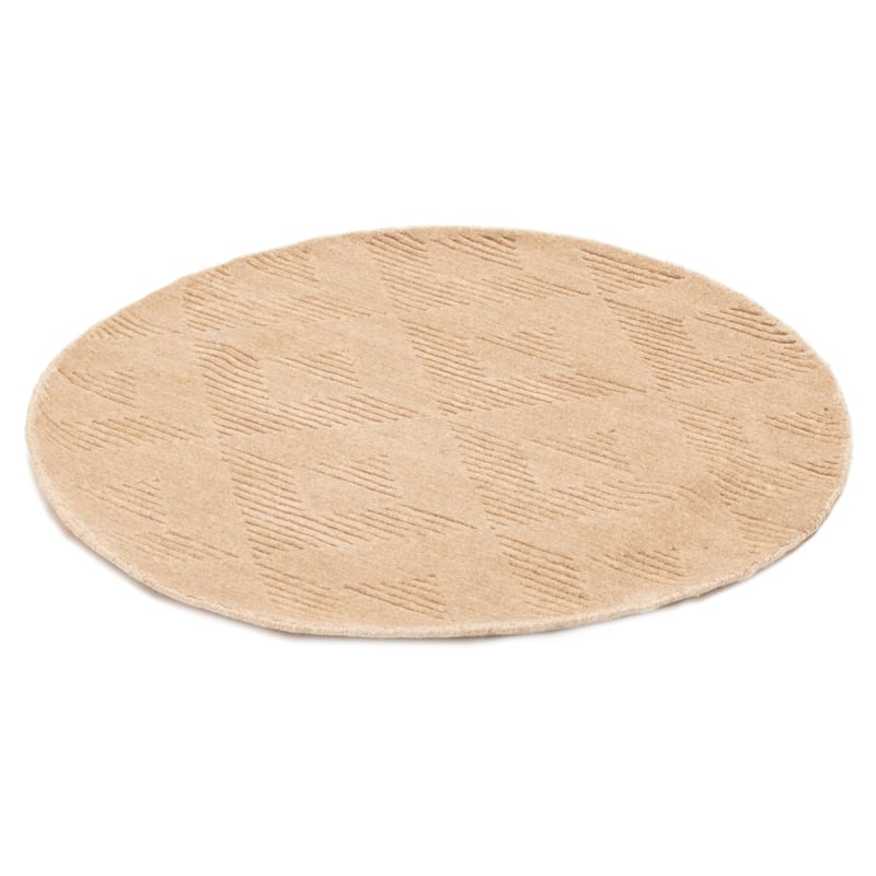 Kashkuli Gabbeh Tan Rug 3'10" x 3'11" - 3'10 x 3'11