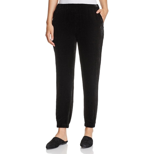 eileen fisher velvet slouchy pants