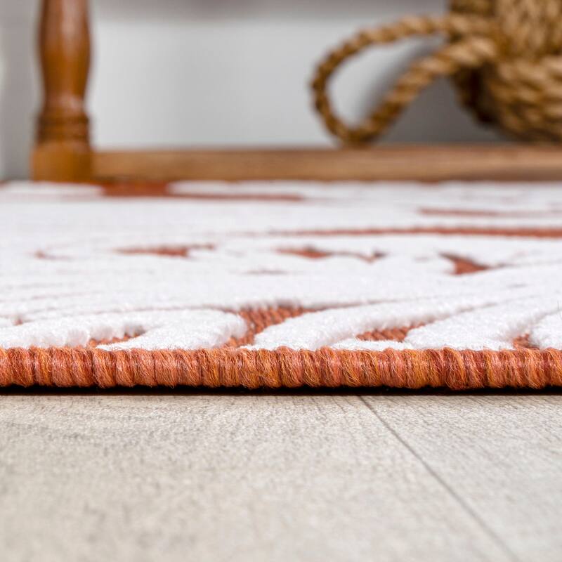 JONATHAN Y Montego Abstract Swirl Area Rug
