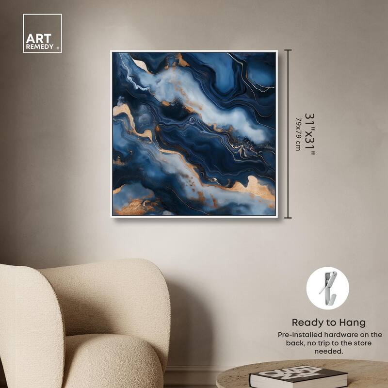 Deep Sea Geode IV Canvas by Art Remedy