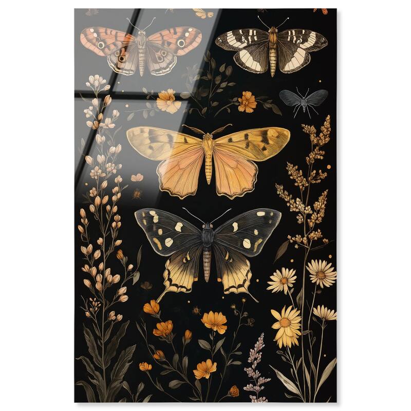 Winged Visitors II Acrylic by Art Remedy, Ready to Hang - 36" x 54"
