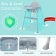 preview thumbnail 18 of 20, Babyjoy 4-in-1 Convertible Baby High Chair Feeding with Removable - See Details