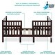 preview thumbnail 7 of 5, Dream On Me Hudson 3 in 1 Convertible Toddler Bed Espresso