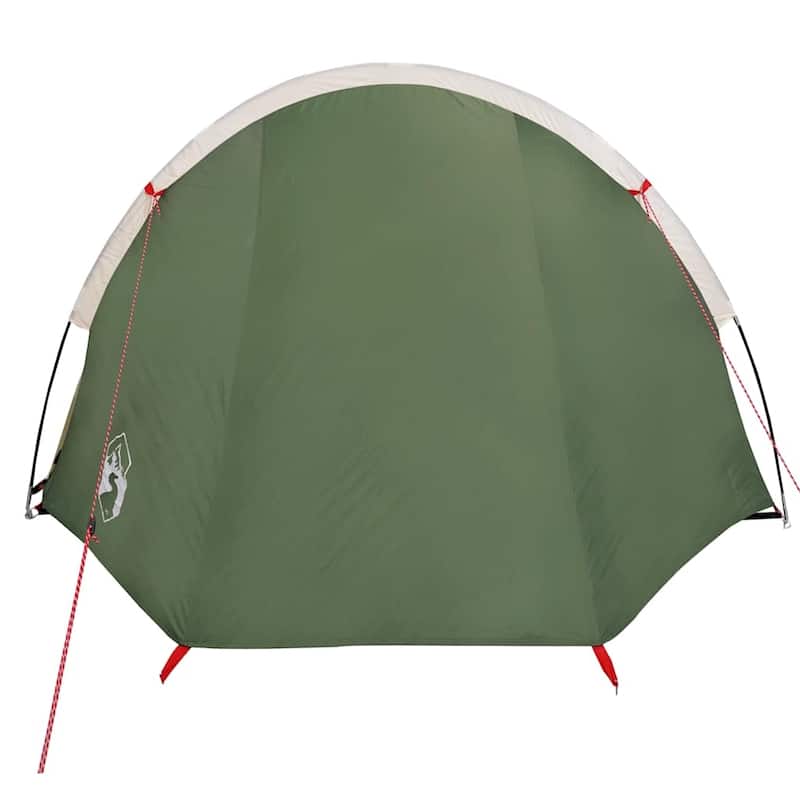 vidaXL Camping Tent Tunnel 4-Person Green Waterproof - 159.4" x 66.9" x 41.7"