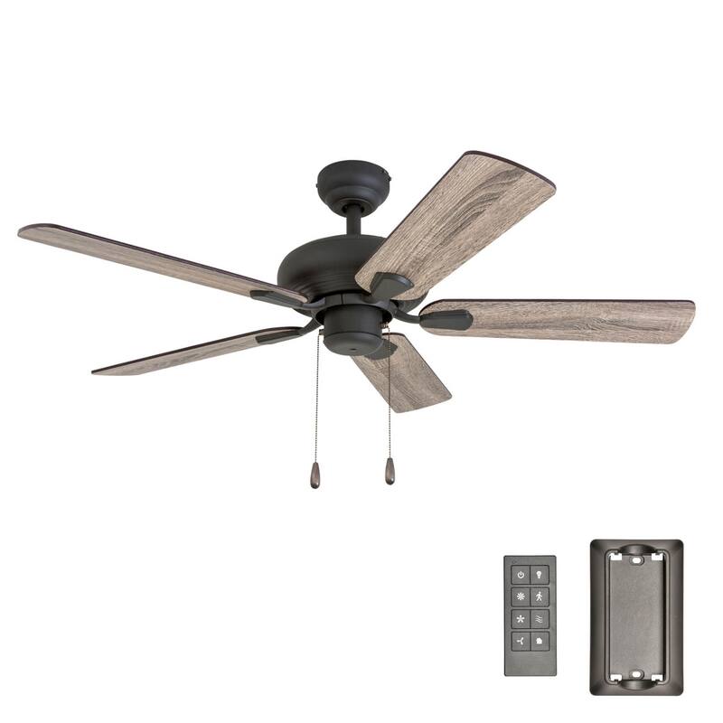 The Gray Barn Heddinge 42-inch Aged Bronze Ceiling Fan in Barnwood/ Tumbleweed Blades with 3-speed Remote