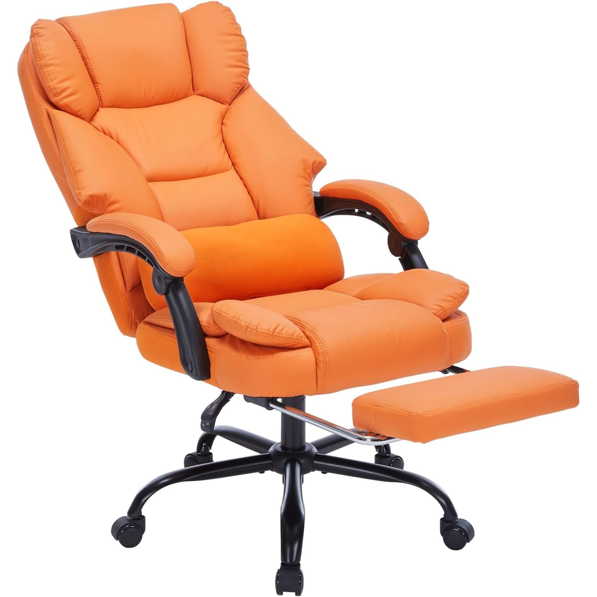Office Chair with Foot Rest, Executive Office Chair with Arms