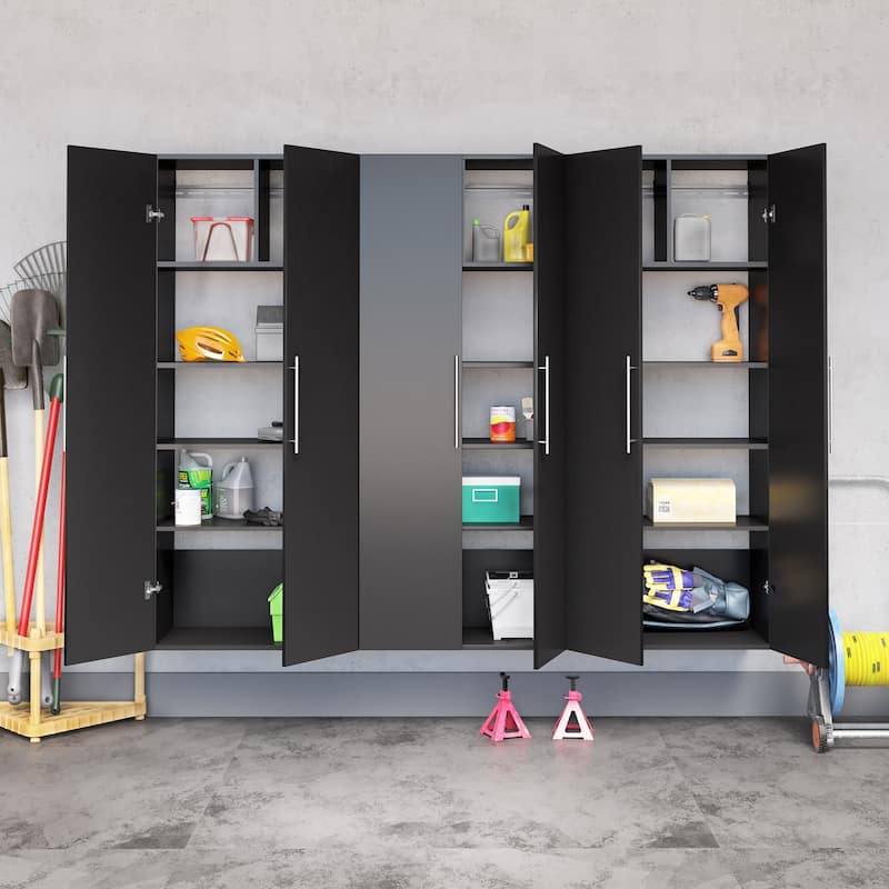 Prepac HangUps 90" Storage Cabinet Set D - 3pc - 90" W x 72" H x 16" D