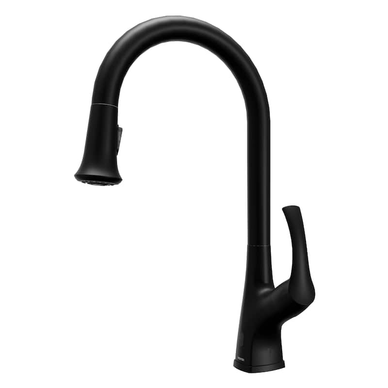 Karran Chantilly Touchless KKF375 Single Handle Pull Down Sprayer Kitchen Faucet - Matte Black