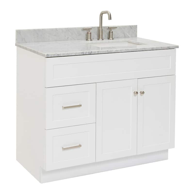 Ariel F043SRCW2RVO Hamlet 43" Free Standing Single Basin Vanity Set