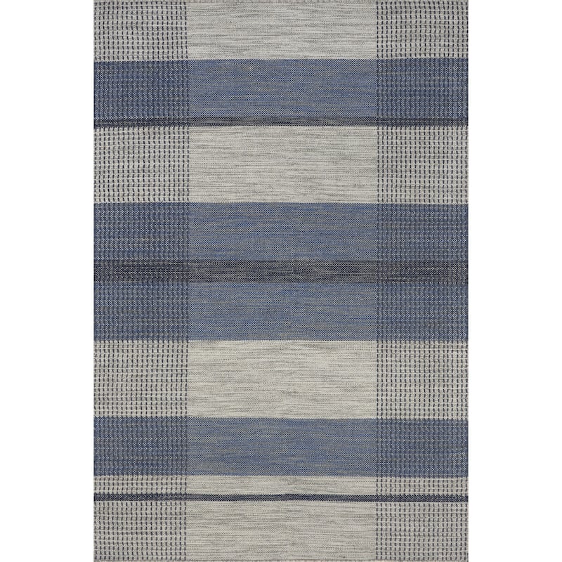 Portland Plaid Wool Area Rug