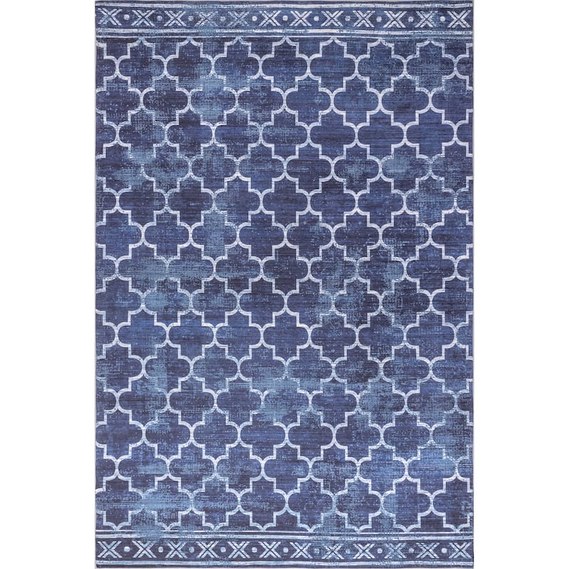 Nuloom Maribel Geometric Machine Washable Indoor/Outdoor Area Rug