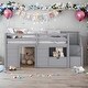 preview thumbnail 15 of 22, Twin Size Multiple Functional Low Loft Bed With Drawers for Home