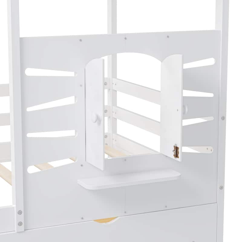 Twin Bed Frames for Kids,Twin Size House Bed