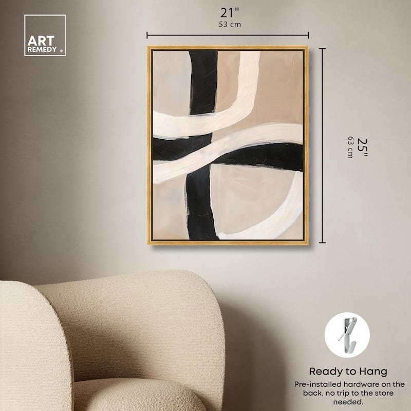 Subline Strokes II Canvas by Art Remedy