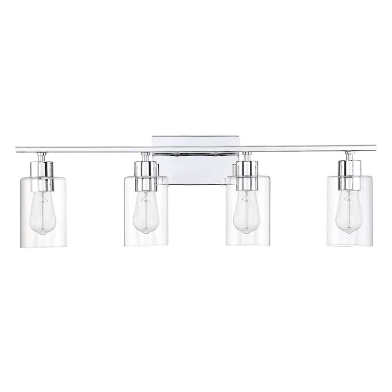 Savoy House Lambert 4 Light 31" Wide Bathroom Vanity Light with Glass