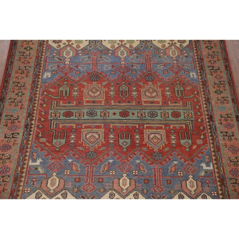 Traditional Sirjan Indian Area Rug Handmade Wool Carpet - 7'9"x 9'11"