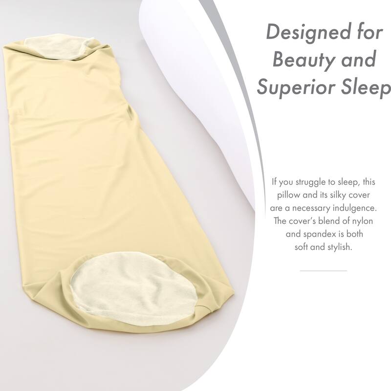 Straight Body Pillow, Premium Microbead,Side Sleeping / Pregnant Women