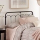 preview thumbnail 2 of 5, Hillsdale Furniture Jocelyn Metal Headboard Only, Black Sparkle