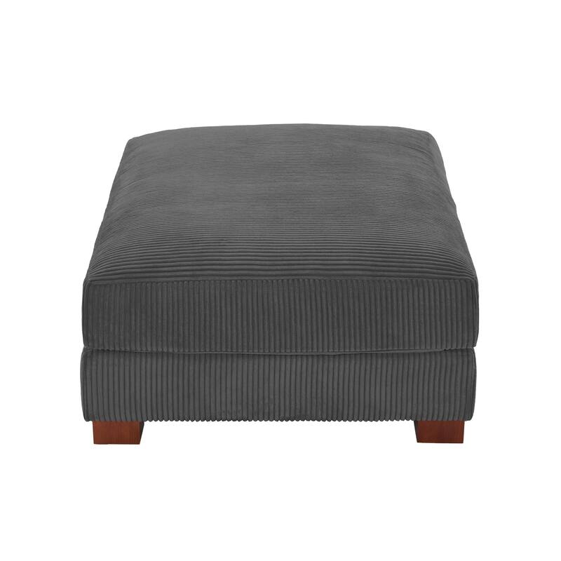 Modern Rectangular Ottoman Foot Rest Stool for Couch