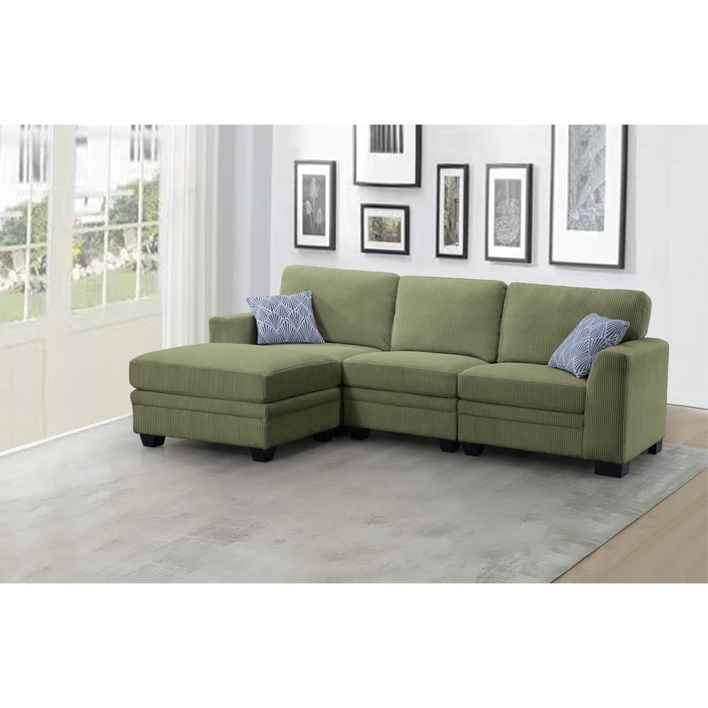 Corduroy Flexible Combination Sectional Sofa Couch