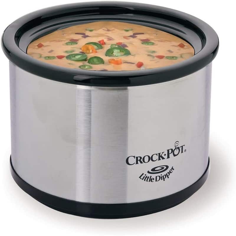 Crock-Pot 8 Qt Slow Cooker with Dipper, Stainless Steel