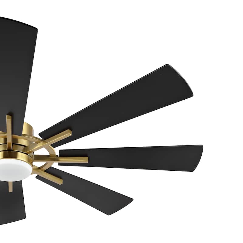 WINGBO 60 inch Windmill 8-Blade LED Indoor Ceiling Fan