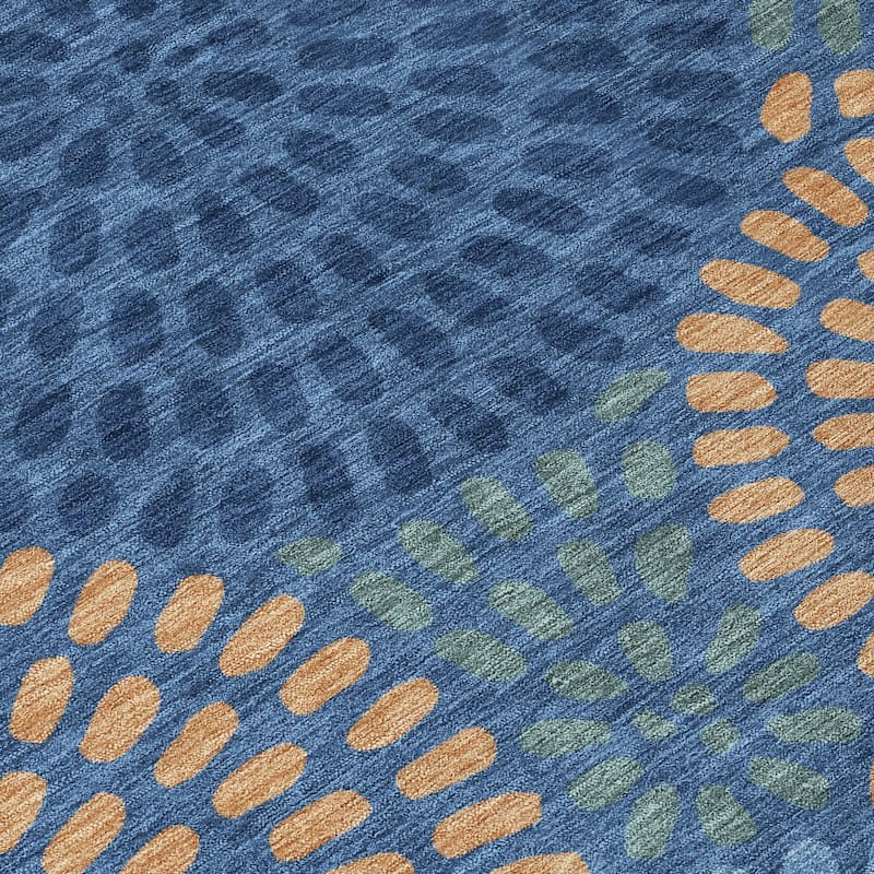 Machine Washable Indoor/ Outdoor Casual Ric Chantille Rug