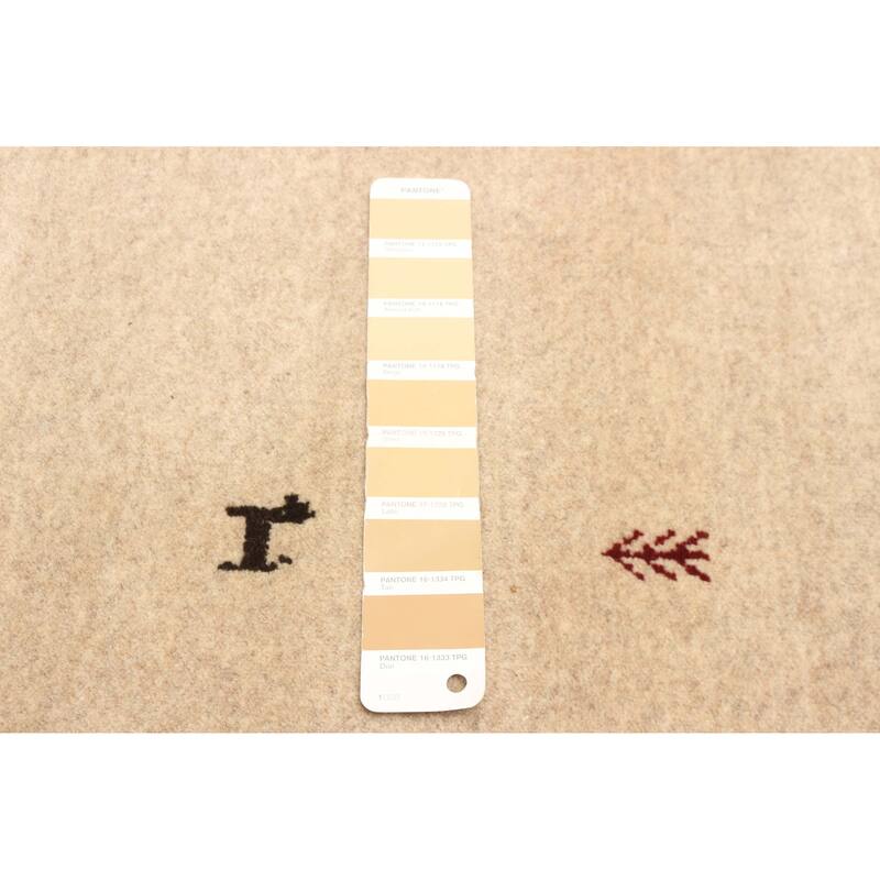 ECARPETGALLERY Hand Loomed Kashkuli Gabbeh Beige Wool Rug - 2'7 x 7'7