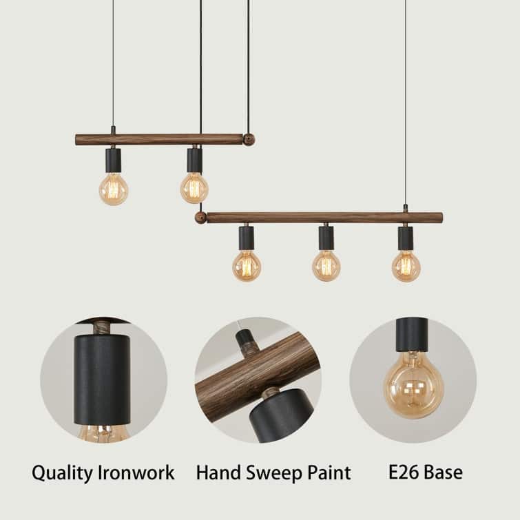 5 - Light Kitchen Island Pendant Light[No Bulb]