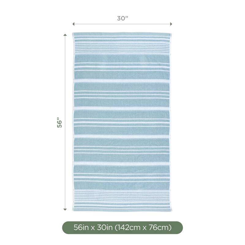 Martex Restore Batten Stripe Bath Towel