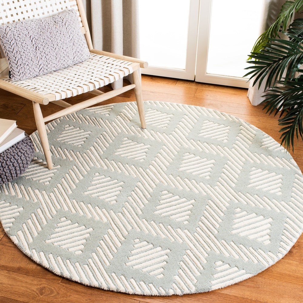 SAFAVIEH Handmade Chatham Onerva Modern Moroccan Wool Rug
