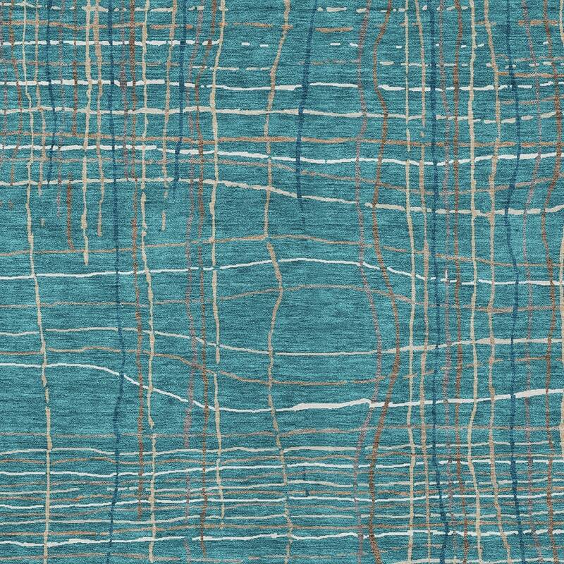 HomeRoots Striped Transitional Rectangle Outdoor Rug