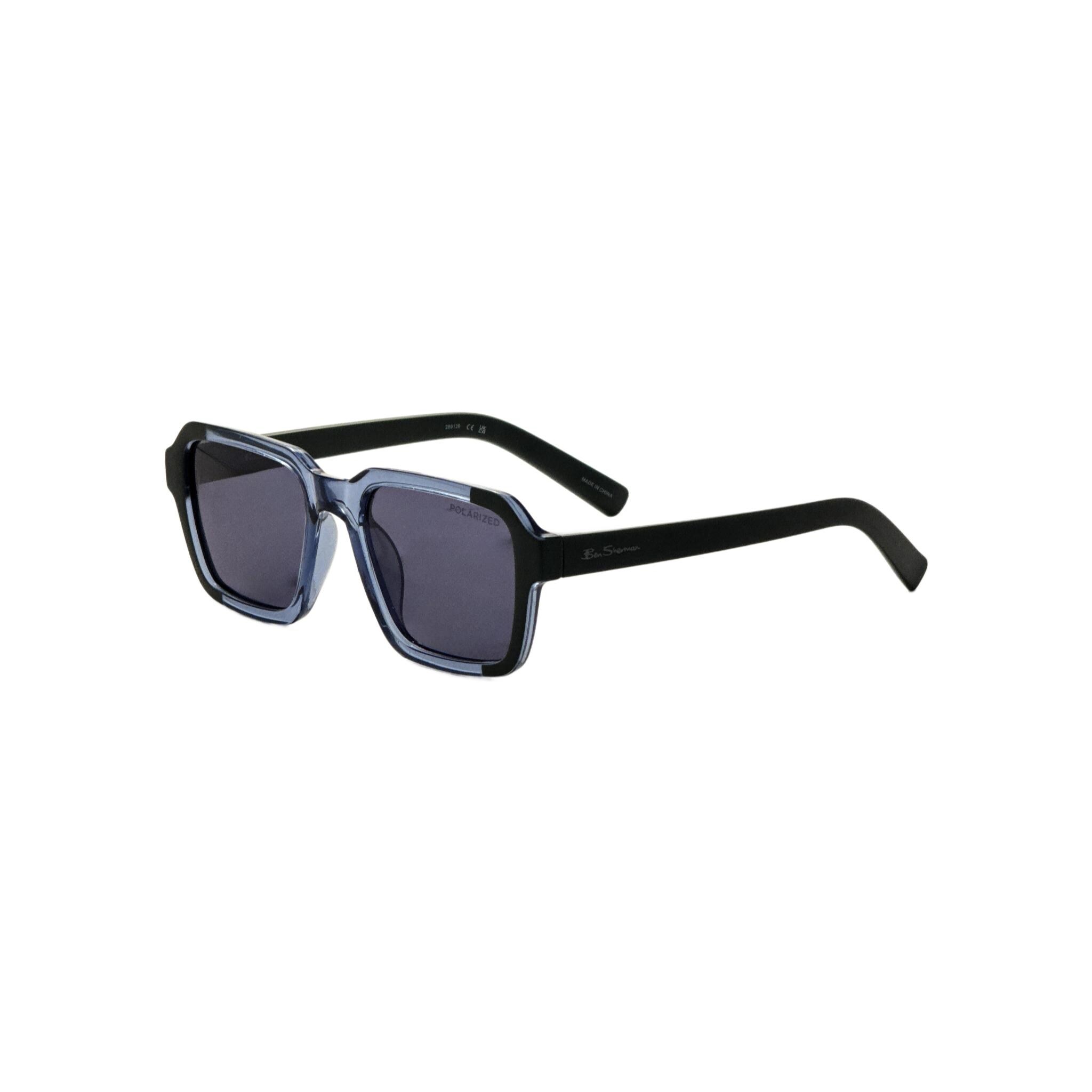 Ben Sherman Men's Elijah 54mm Blue Crystal Polarized Sunglasses