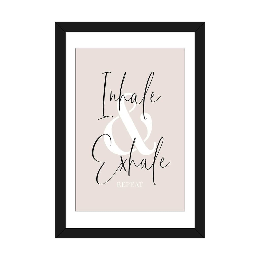 iCanvas "Inhale And Exhale - Repeat" by Melanie Viola