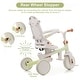 preview thumbnail 21 of 50, 7-in-1 Multifunctional Baby Tricycle,Foldable Toddler Trike, Halloween gift